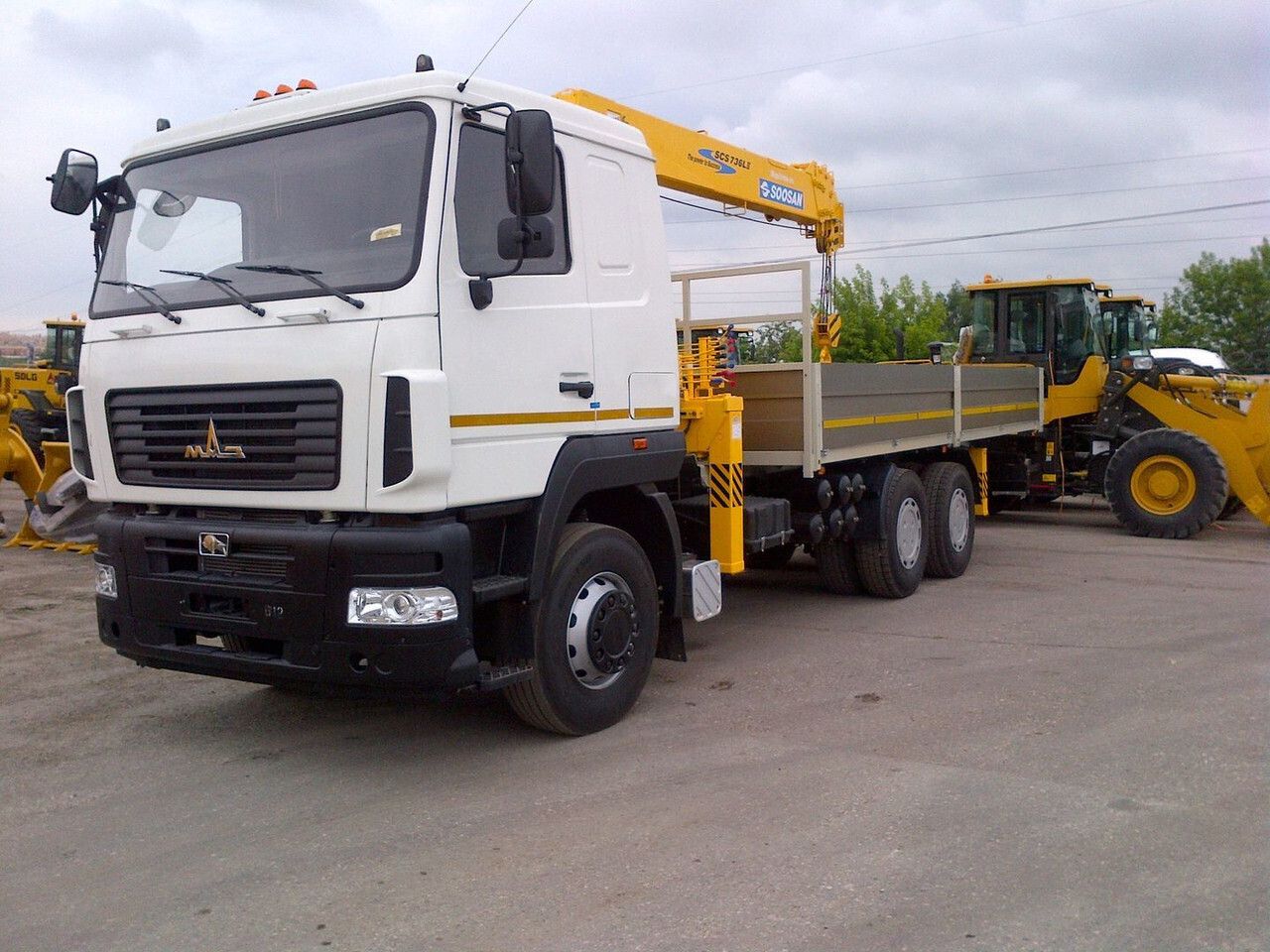 Крано-манипуляторная установка Soosan SCS 736L2