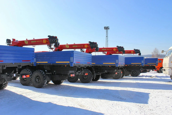Аренда крано-манипуляторной установки INMAN IT 150 на базе КАМАЗ 43118-23027