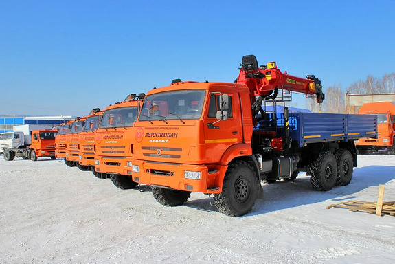 Аренда крано-манипуляторной установки INMAN IT 150 на базе КАМАЗ 43118-23027