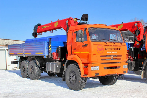 Аренда крано-манипуляторной установки INMAN IT 150 на базе КАМАЗ 43118-23027