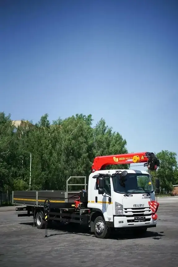 Аренда крано-манипуляторной установки INMAN IT 120 на базе ISUZU FORWARD