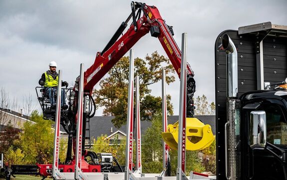 Аренда крано-манипуляторной установки Hiab J14S