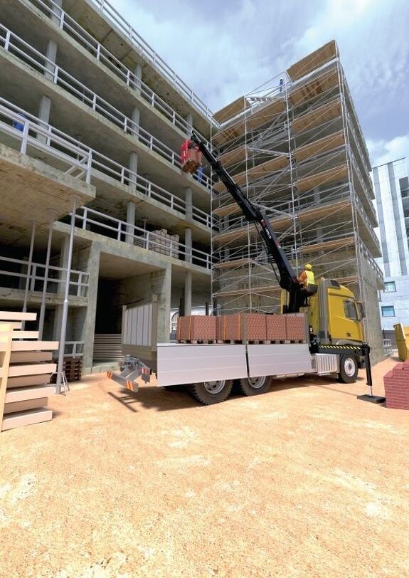 Аренда крано-манипуляторной установки Hiab L-HIPRO 235