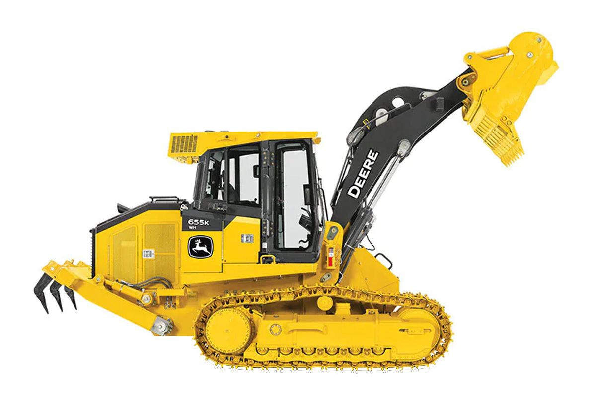Гусеничный погрузчик John Deere 655K