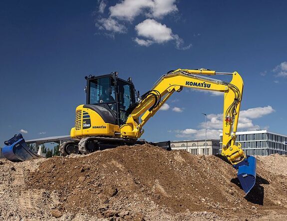 Аренда мини-экскаватора Komatsu PC58MR-5